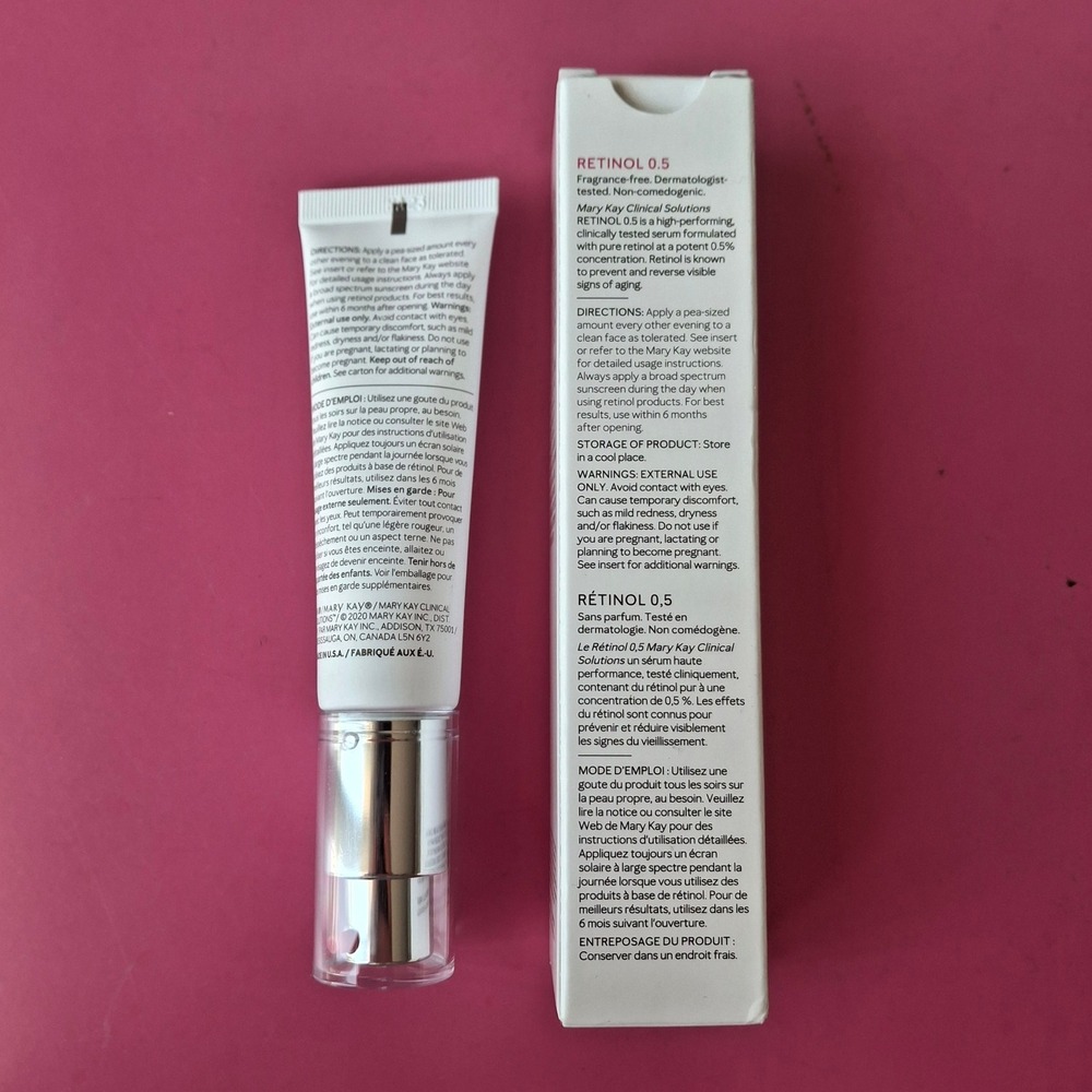 Mary Kay Clinical Solutions Retinol 0.5 Serum 1 fl oz Anti-Aging Exp 01/27 - Picture 5 of 5